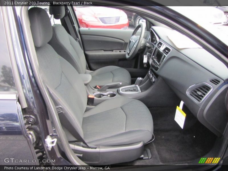 Blackberry Pearl / Black 2011 Chrysler 200 Touring