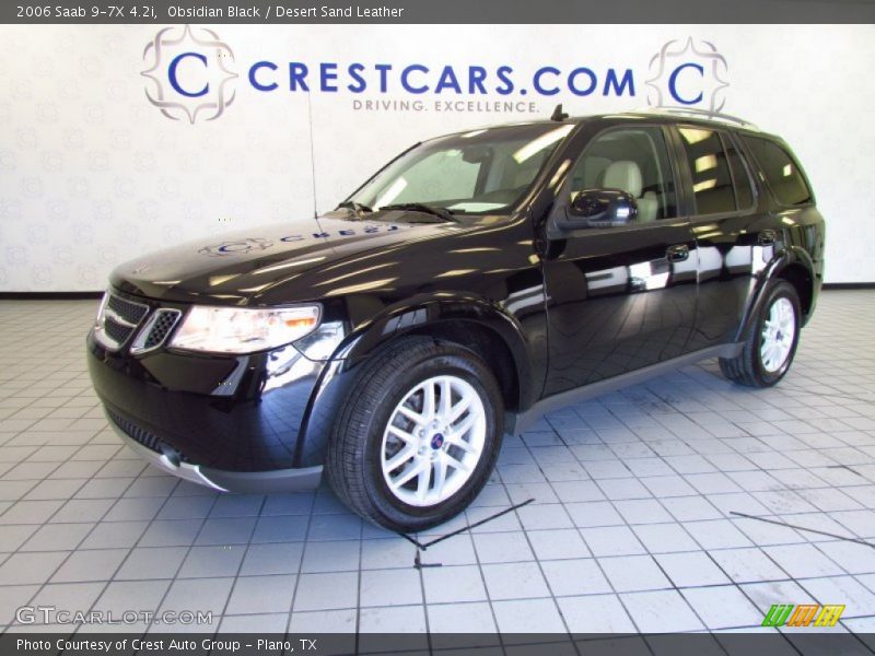 Obsidian Black / Desert Sand Leather 2006 Saab 9-7X 4.2i