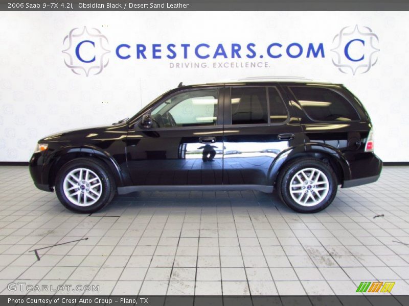 Obsidian Black / Desert Sand Leather 2006 Saab 9-7X 4.2i