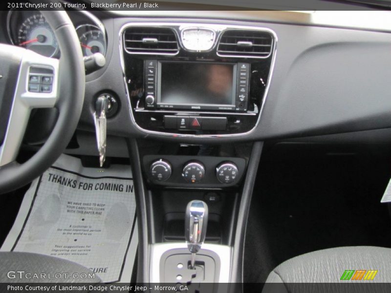 Blackberry Pearl / Black 2011 Chrysler 200 Touring