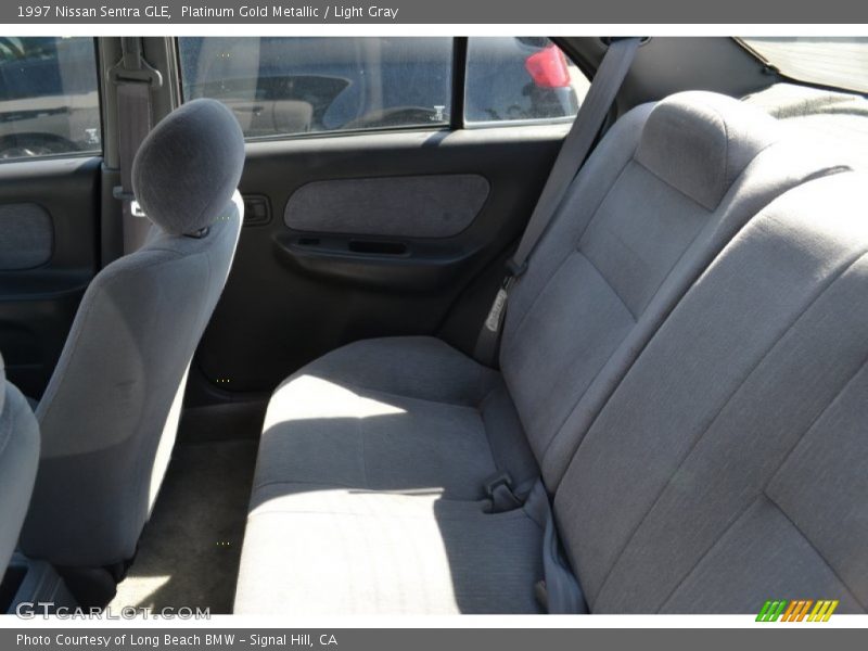 Platinum Gold Metallic / Light Gray 1997 Nissan Sentra GLE
