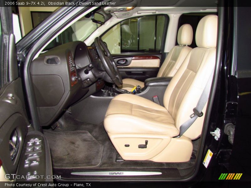 Obsidian Black / Desert Sand Leather 2006 Saab 9-7X 4.2i