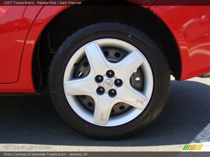 Radiant Red / Dark Charcoal 2007 Toyota Matrix
