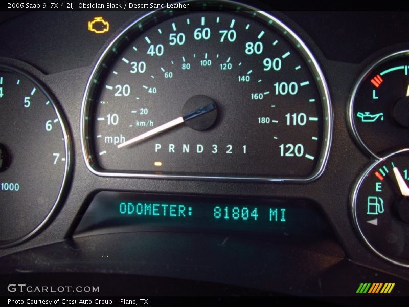 Obsidian Black / Desert Sand Leather 2006 Saab 9-7X 4.2i