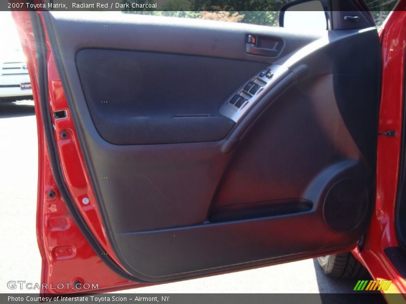 Radiant Red / Dark Charcoal 2007 Toyota Matrix