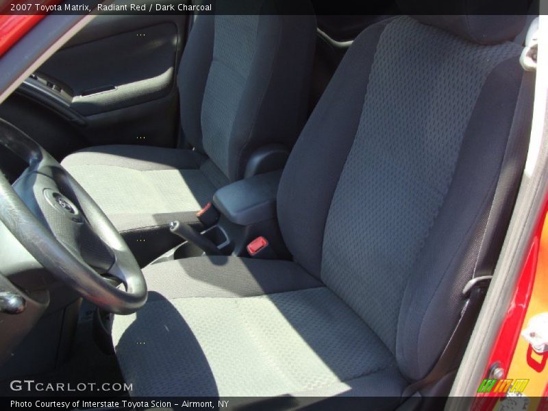 Radiant Red / Dark Charcoal 2007 Toyota Matrix