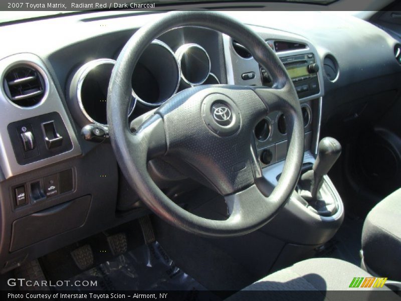 Radiant Red / Dark Charcoal 2007 Toyota Matrix