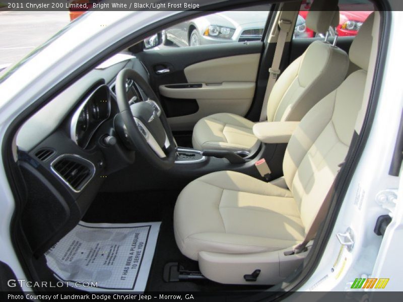  2011 200 Limited Black/Light Frost Beige Interior