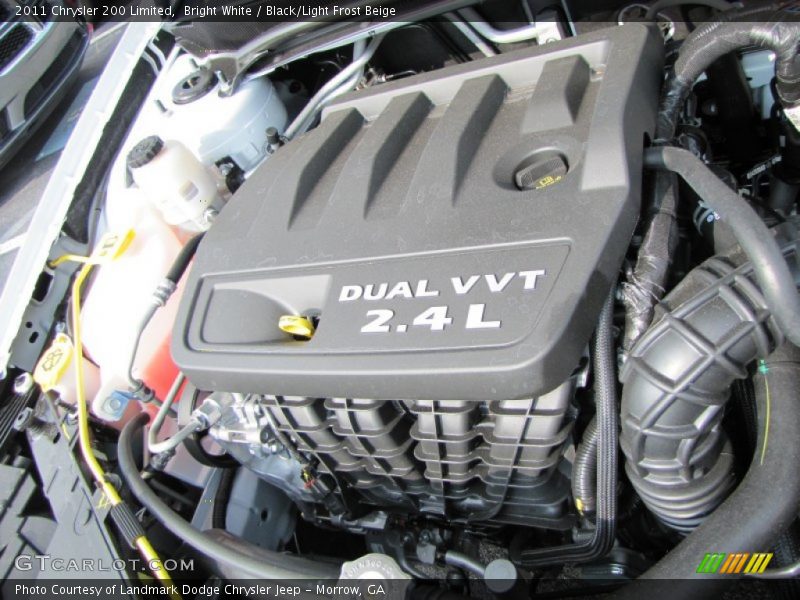  2011 200 Limited Engine - 2.4 Liter DOHC 16-Valve Dual VVT 4 Cylinder