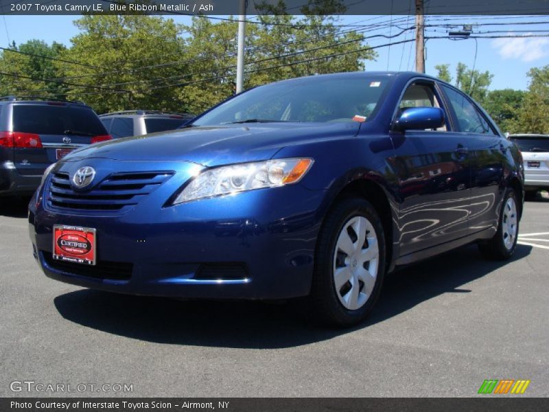 Blue Ribbon Metallic / Ash 2007 Toyota Camry LE