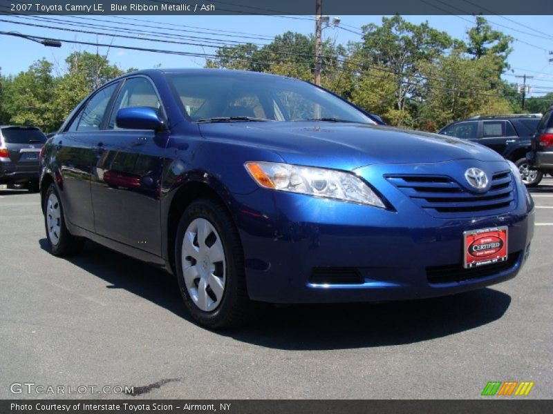 Blue Ribbon Metallic / Ash 2007 Toyota Camry LE