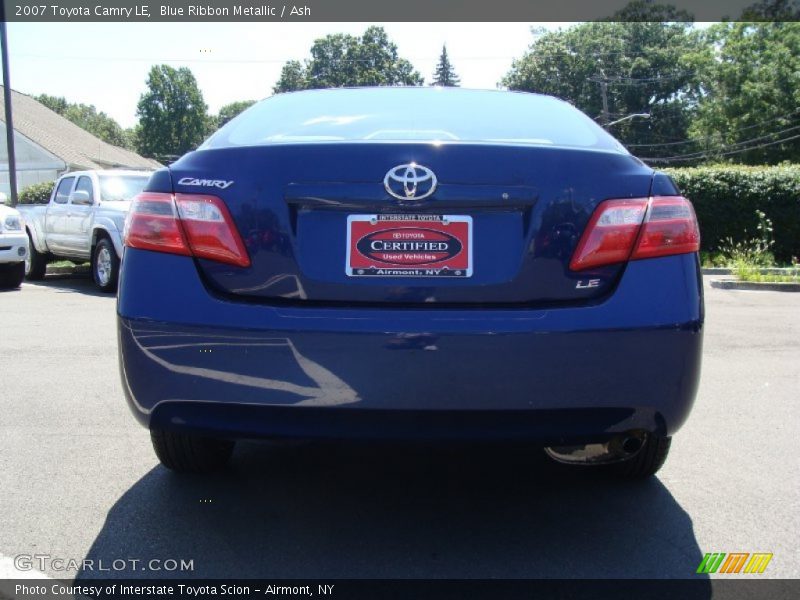 Blue Ribbon Metallic / Ash 2007 Toyota Camry LE