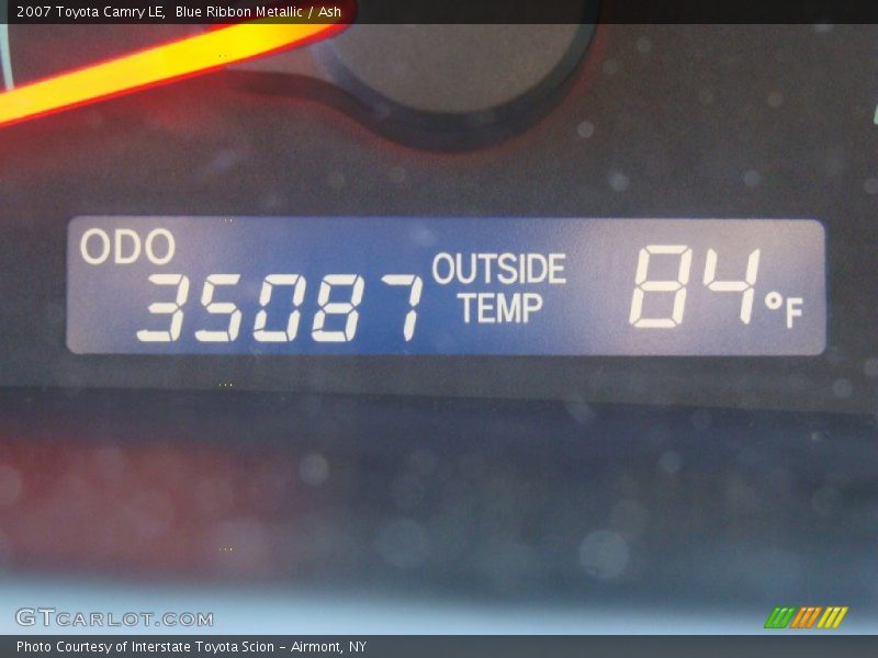 Blue Ribbon Metallic / Ash 2007 Toyota Camry LE