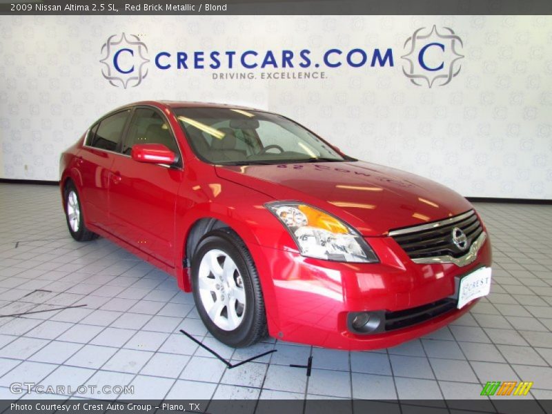 Red Brick Metallic / Blond 2009 Nissan Altima 2.5 SL
