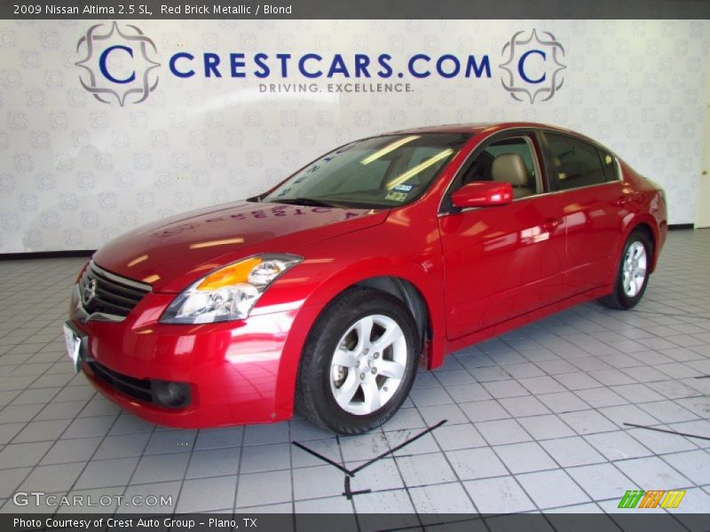 Red Brick Metallic / Blond 2009 Nissan Altima 2.5 SL