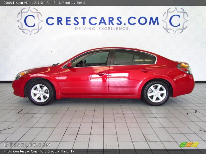 Red Brick Metallic / Blond 2009 Nissan Altima 2.5 SL