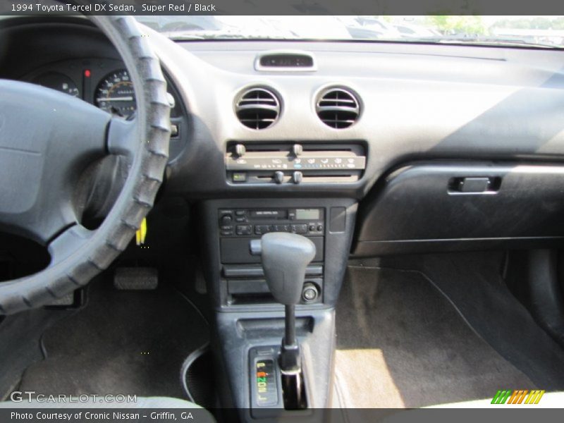 Super Red / Black 1994 Toyota Tercel DX Sedan