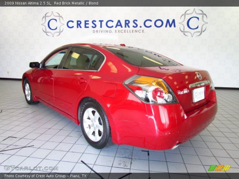 Red Brick Metallic / Blond 2009 Nissan Altima 2.5 SL