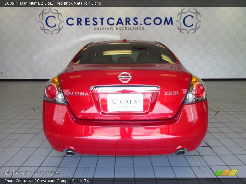 Red Brick Metallic / Blond 2009 Nissan Altima 2.5 SL
