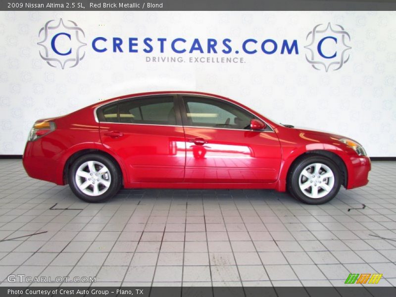 Red Brick Metallic / Blond 2009 Nissan Altima 2.5 SL