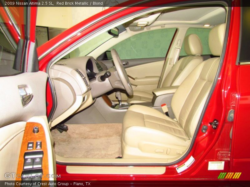 Red Brick Metallic / Blond 2009 Nissan Altima 2.5 SL