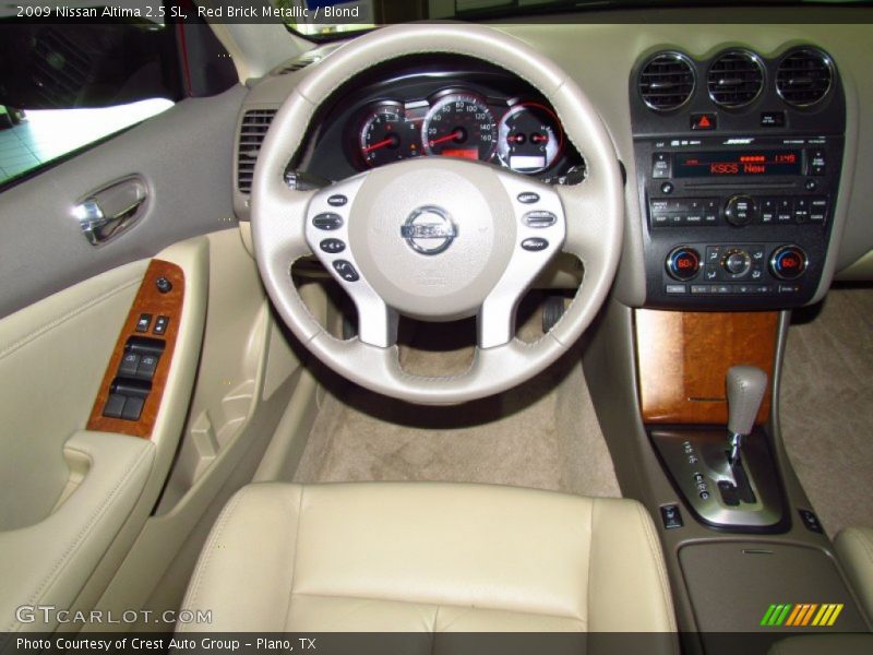 Red Brick Metallic / Blond 2009 Nissan Altima 2.5 SL