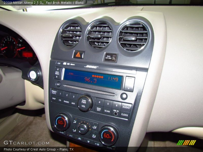 Red Brick Metallic / Blond 2009 Nissan Altima 2.5 SL
