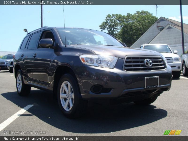 Magnetic Gray Metallic / Ash Gray 2008 Toyota Highlander 4WD