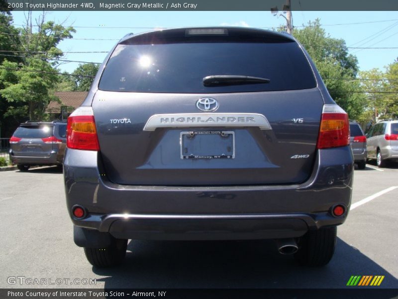 Magnetic Gray Metallic / Ash Gray 2008 Toyota Highlander 4WD