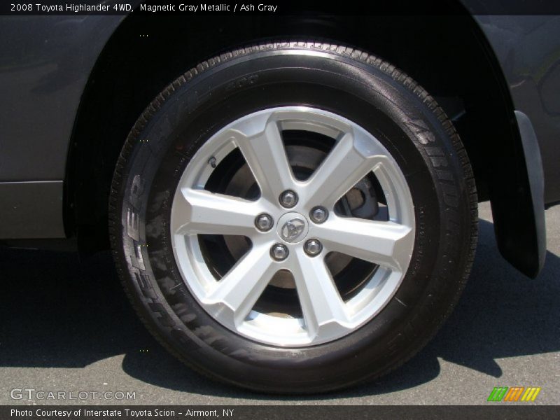 Magnetic Gray Metallic / Ash Gray 2008 Toyota Highlander 4WD