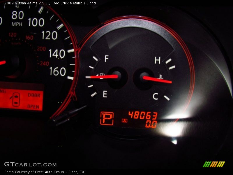 Red Brick Metallic / Blond 2009 Nissan Altima 2.5 SL