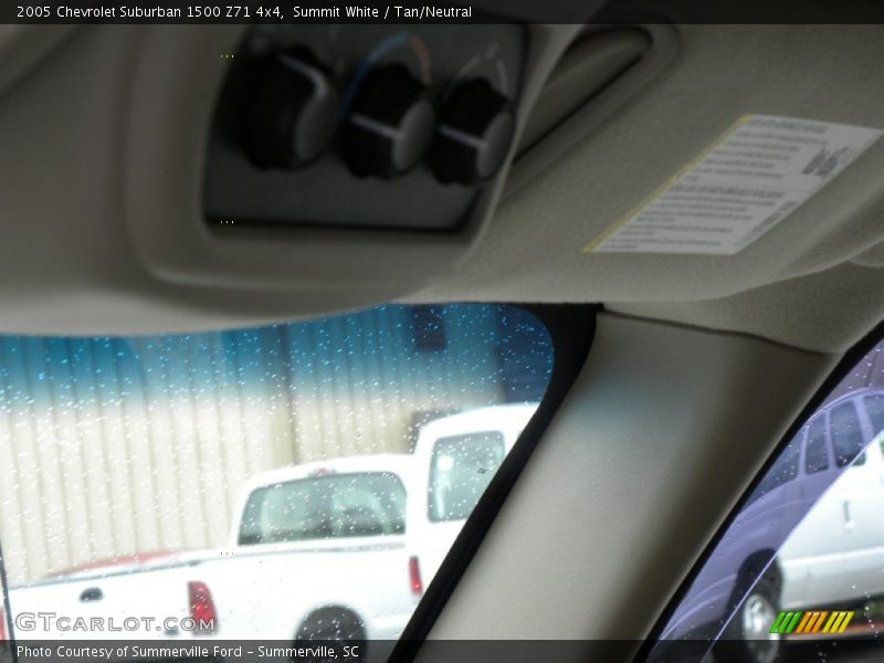 Summit White / Tan/Neutral 2005 Chevrolet Suburban 1500 Z71 4x4