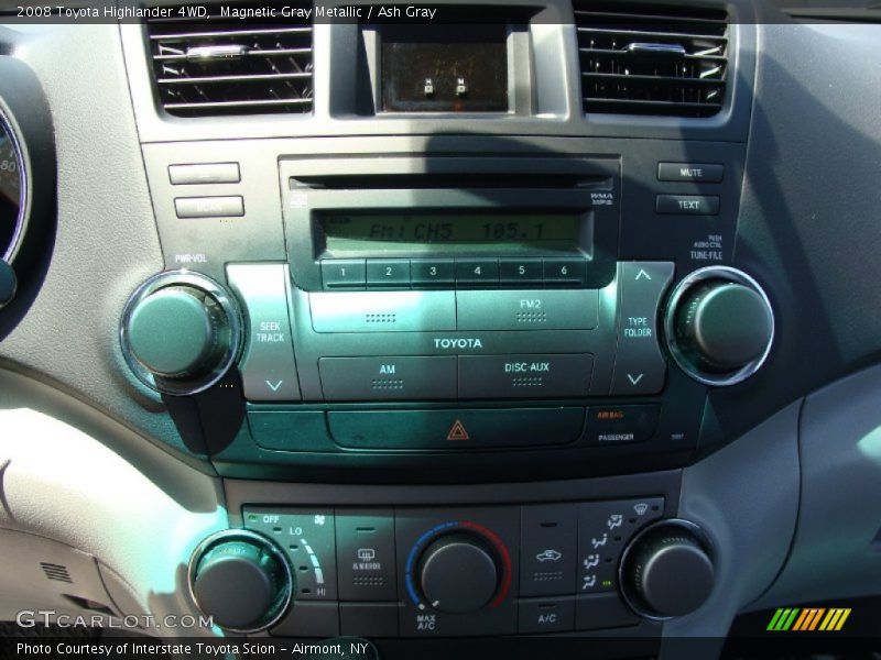 Magnetic Gray Metallic / Ash Gray 2008 Toyota Highlander 4WD