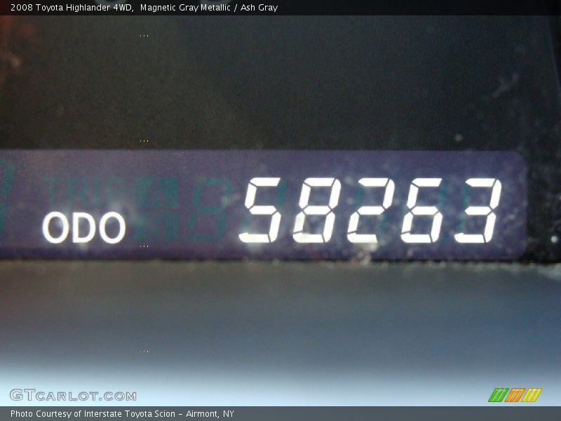 Magnetic Gray Metallic / Ash Gray 2008 Toyota Highlander 4WD
