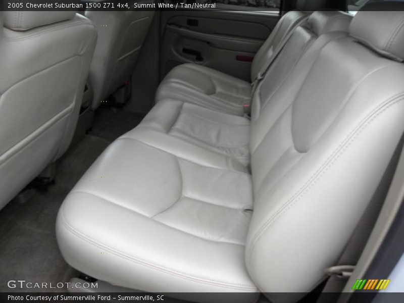 Summit White / Tan/Neutral 2005 Chevrolet Suburban 1500 Z71 4x4