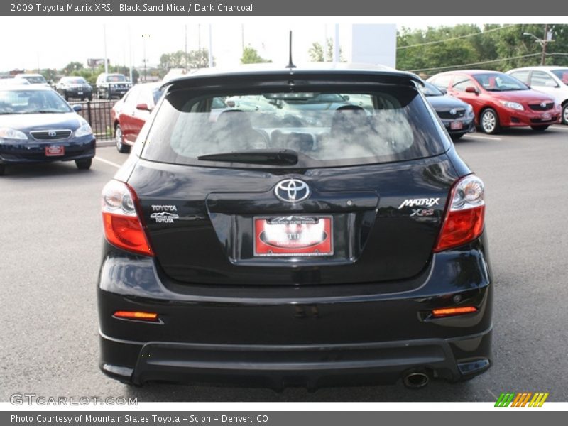 Black Sand Mica / Dark Charcoal 2009 Toyota Matrix XRS