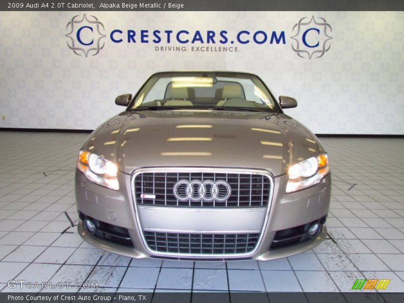 Alpaka Beige Metallic / Beige 2009 Audi A4 2.0T Cabriolet