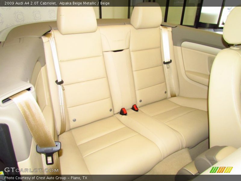 Alpaka Beige Metallic / Beige 2009 Audi A4 2.0T Cabriolet