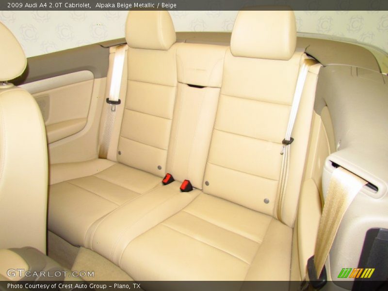  2009 A4 2.0T Cabriolet Beige Interior