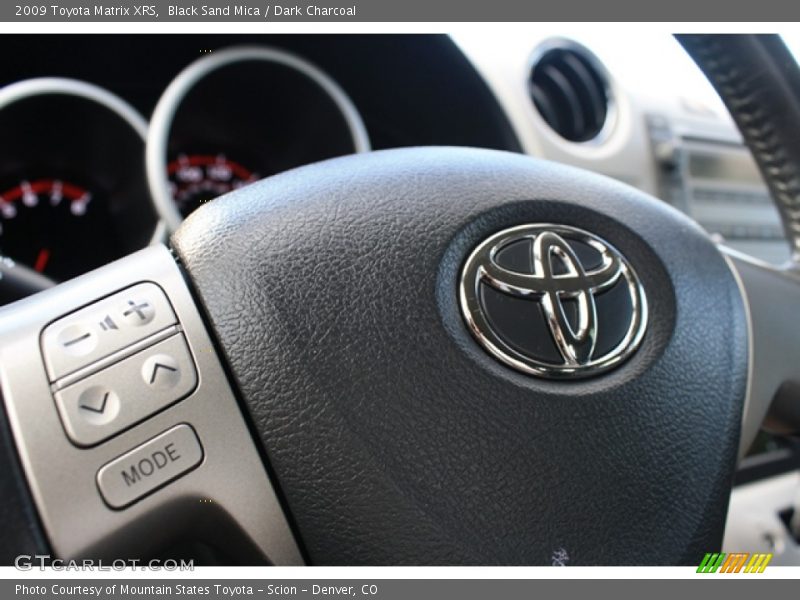 Black Sand Mica / Dark Charcoal 2009 Toyota Matrix XRS