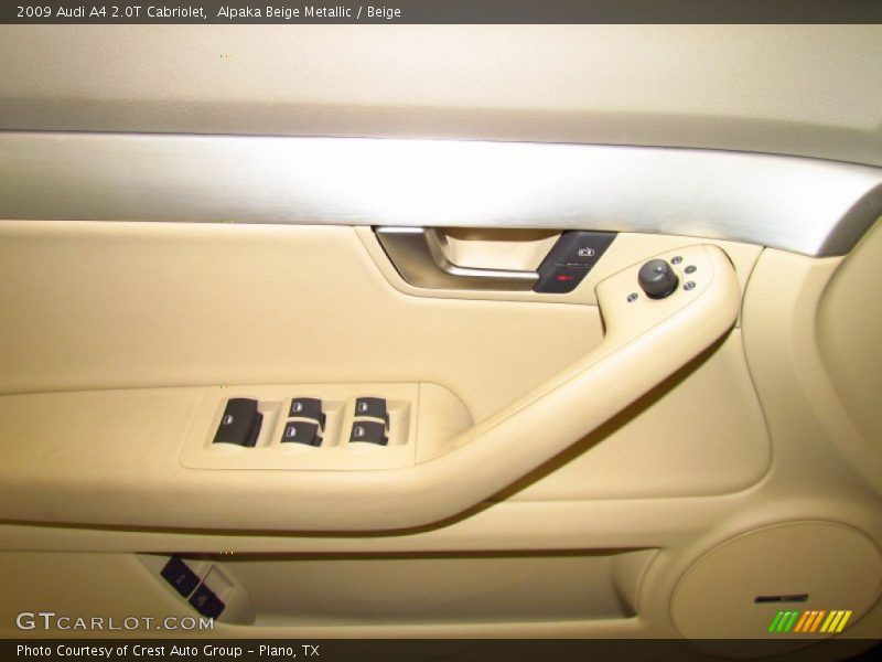 Alpaka Beige Metallic / Beige 2009 Audi A4 2.0T Cabriolet