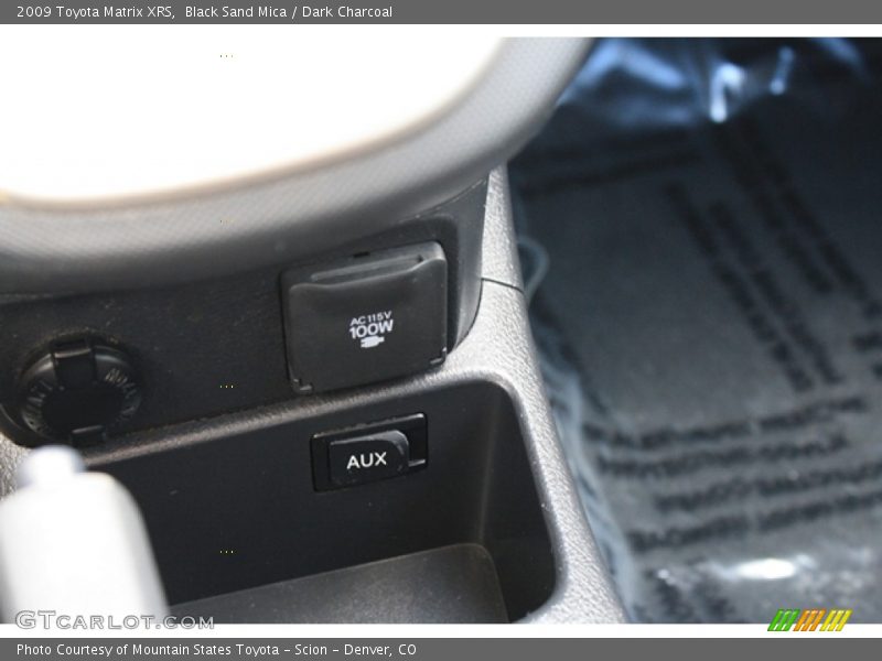 Black Sand Mica / Dark Charcoal 2009 Toyota Matrix XRS