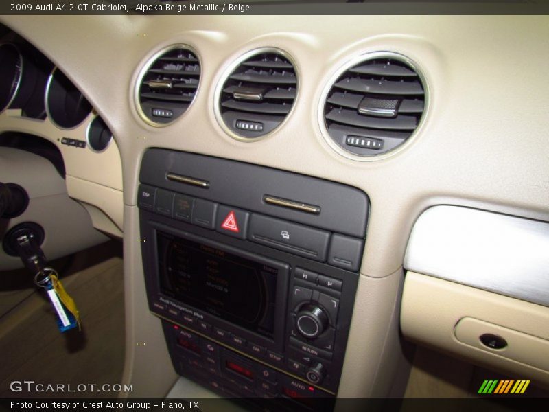 Alpaka Beige Metallic / Beige 2009 Audi A4 2.0T Cabriolet