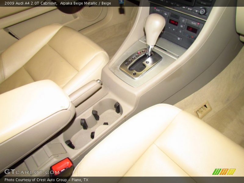 Alpaka Beige Metallic / Beige 2009 Audi A4 2.0T Cabriolet
