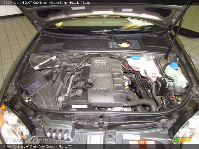  2009 A4 2.0T Cabriolet Engine - 2.0 Liter FSI Turbocharged DOHC 16-Valve VVT 4 Cylinder