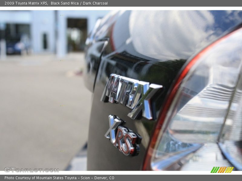 Black Sand Mica / Dark Charcoal 2009 Toyota Matrix XRS