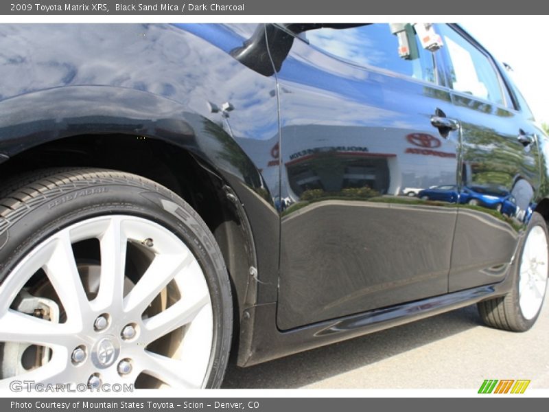 Black Sand Mica / Dark Charcoal 2009 Toyota Matrix XRS