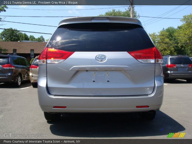 Predawn Gray Mica / Bisque 2011 Toyota Sienna LE