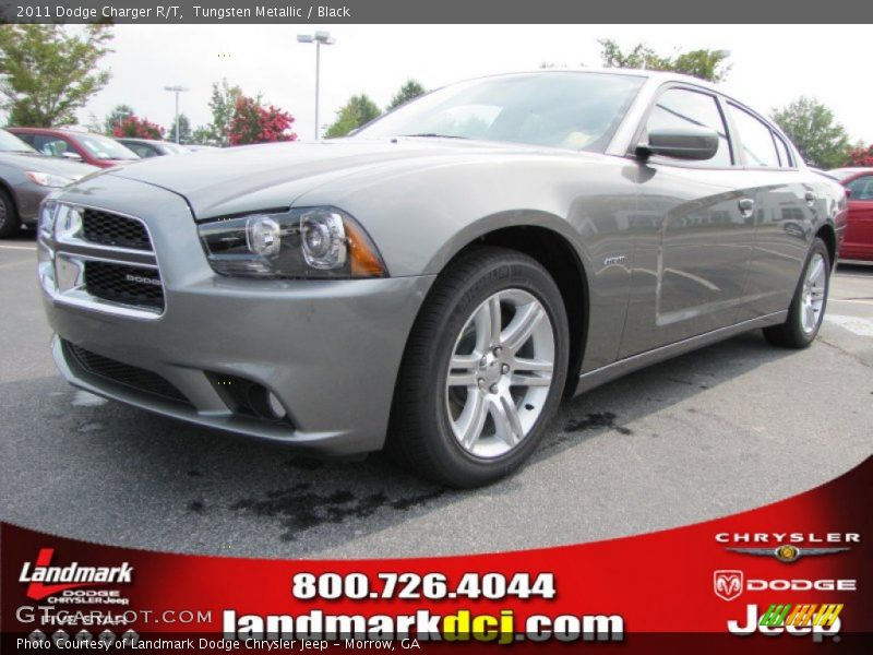 Tungsten Metallic / Black 2011 Dodge Charger R/T