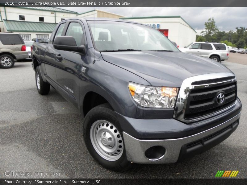 Slate Gray Metallic / Graphite Gray 2010 Toyota Tundra Double Cab